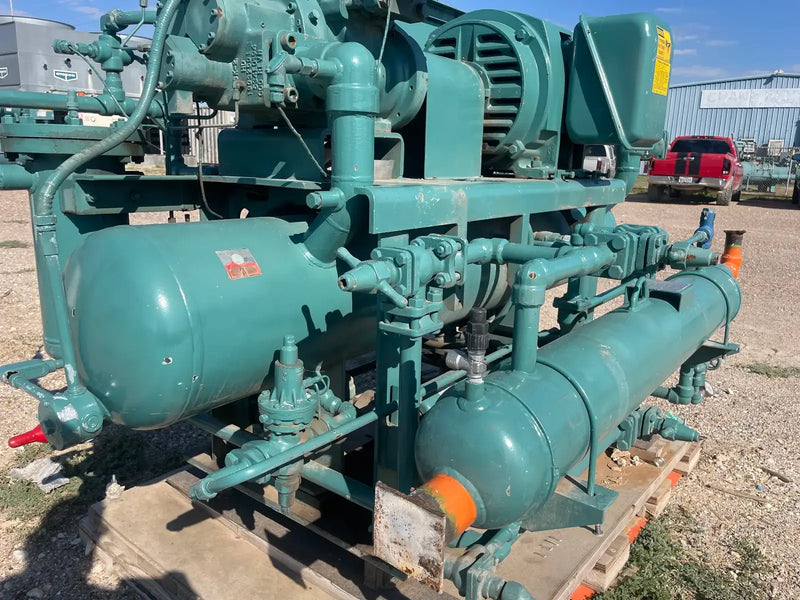 Frick RXB-50H Rotary Screw Compressor Package (Frick XJS 120S, 125 HP 230/460 V, Frick Micro Control Panel)