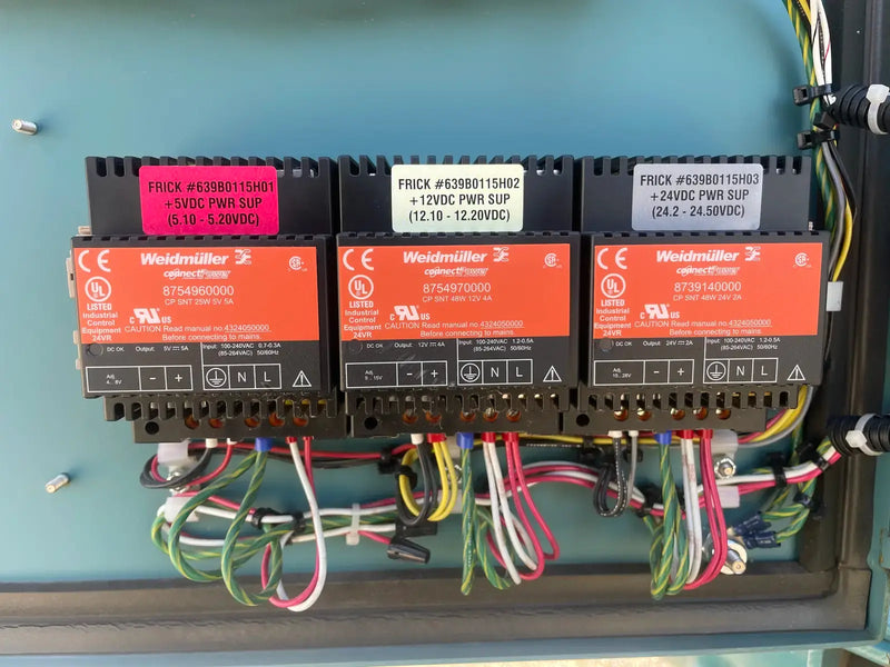 Frick RXB-50H Rotary Screw Compressor Package (Frick XJS 120S, 125 HP 230/460 V, Frick Micro Control Panel)