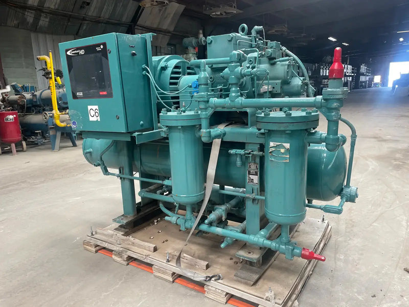 Frick RXB-50H Rotary Screw Compressor Package (Frick XJS 120S, 125 HP 230/460 V, Frick Micro Control Panel)