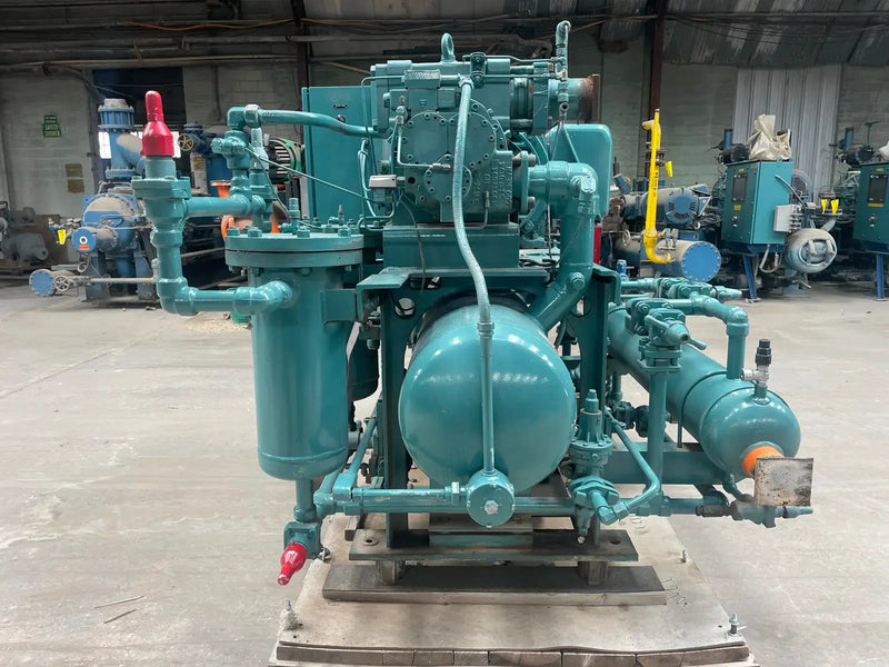 Frick RXB-50H Rotary Screw Compressor Package (Frick XJS 120S, 125 HP 230/460 V, Frick Micro Control Panel)