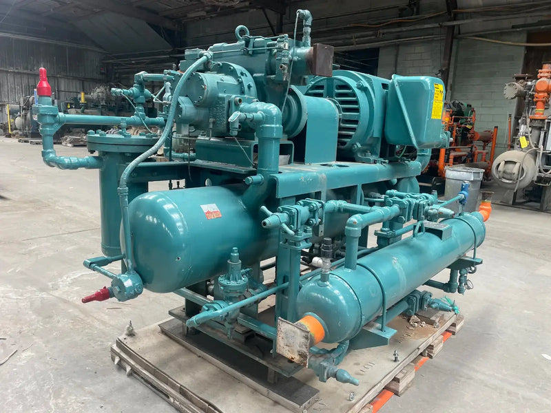 Frick RXB-50H Rotary Screw Compressor Package (Frick XJS 120S, 125 HP 230/460 V, Frick Micro Control Panel)