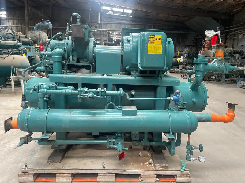 Frick RXB-50H Rotary Screw Compressor Package (Frick XJS 120S, 125 HP 230/460 V, Frick Micro Control Panel)