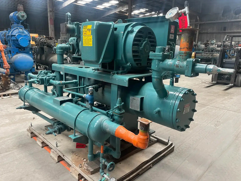 Frick RXB-50H Rotary Screw Compressor Package (Frick XJS 120S, 125 HP 230/460 V, Frick Micro Control Panel)