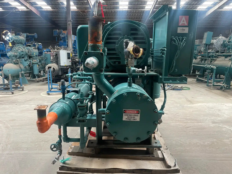 Frick RXB-50H Rotary Screw Compressor Package (Frick XJS 120S, 125 HP 230/460 V, Frick Micro Control Panel)
