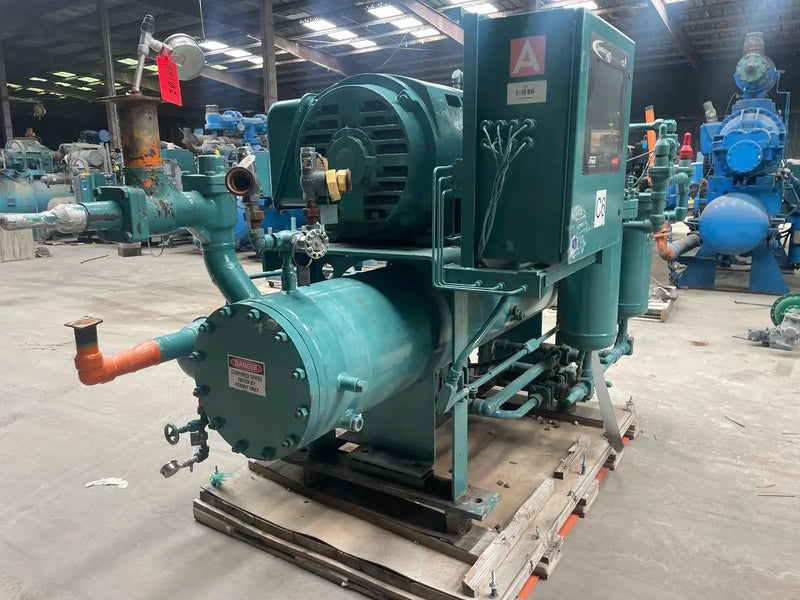 Frick RXB-50H Rotary Screw Compressor Package (Frick XJS 120S, 125 HP 230/460 V, Frick Micro Control Panel)