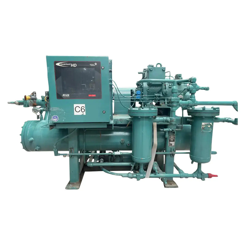 Frick RXB-50H Rotary Screw Compressor Package (Frick XJS 120S, 125 HP 230/460 V, Frick Micro Control Panel)