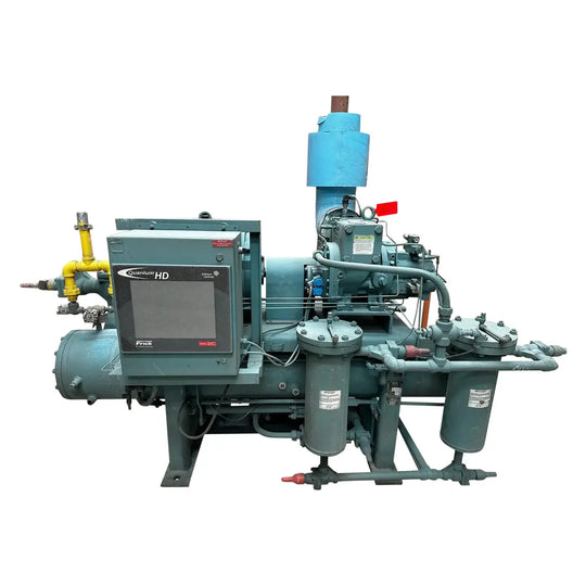 Compresor de tornillo rotativo Frick RXB-50H (Frick XJS120S, 125 HP, 230/460 V)