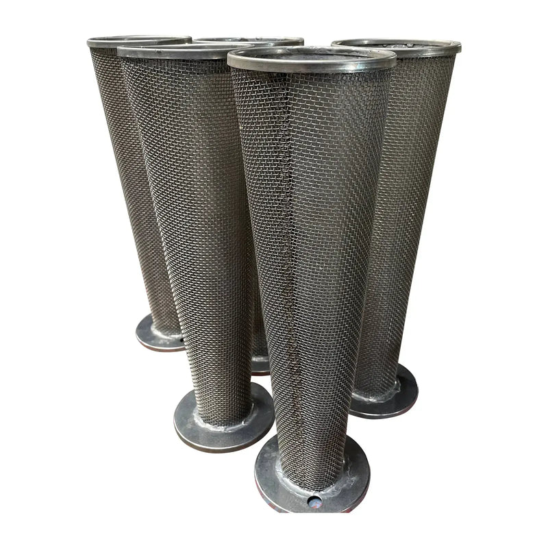 Filtros de malla de acero inoxidable tipo cono