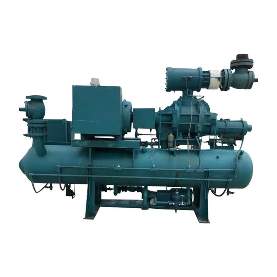 Paquete de compresor de tornillo rotativo Frick RWB-11-134H (TDSD193L, 300HP 460V, panel de actualización Frick Quantum HD)