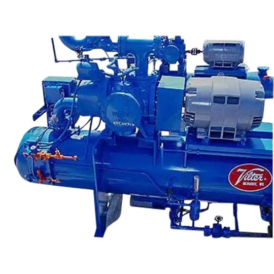 Vilter VSS-1201 Single Screw Ammonia Compressor - 200 HP
