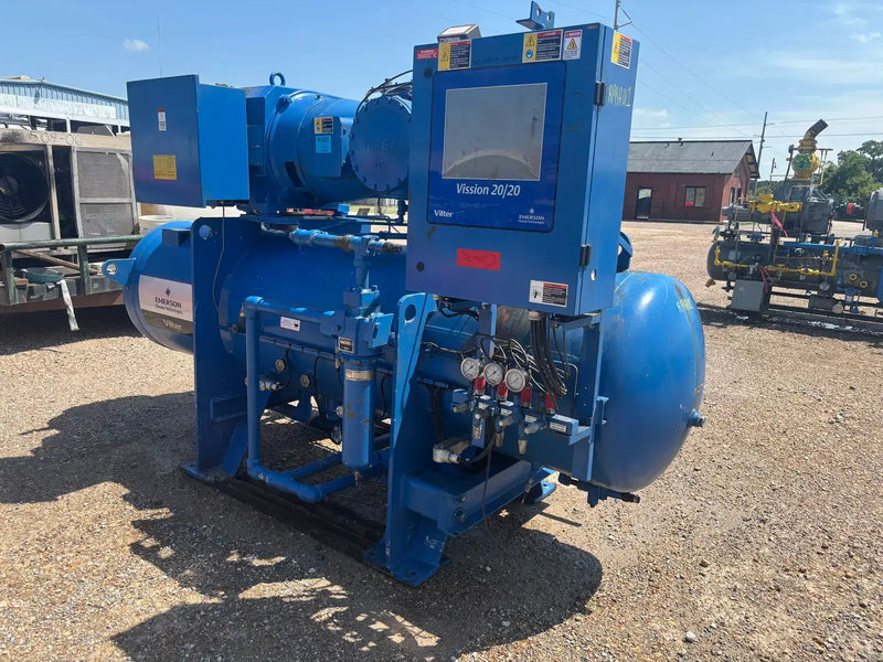 Paquete de compresor de tornillo rotativo Vilter VSM601 (Vilter VSM601, 250 HP 480 V)
