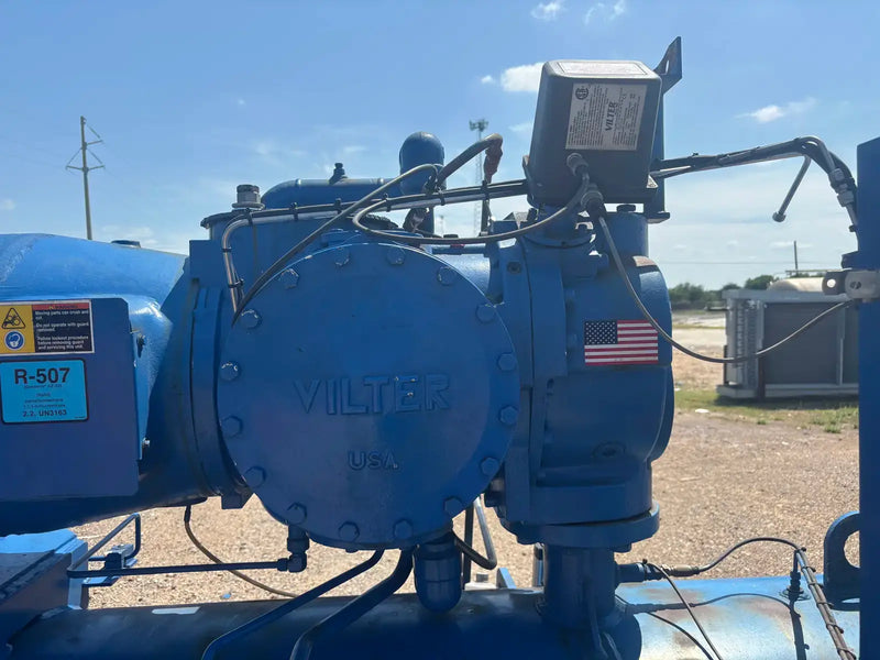 Paquete de compresor de tornillo rotativo Vilter VSM601 (Vilter VSM601, 250 HP 480 V)