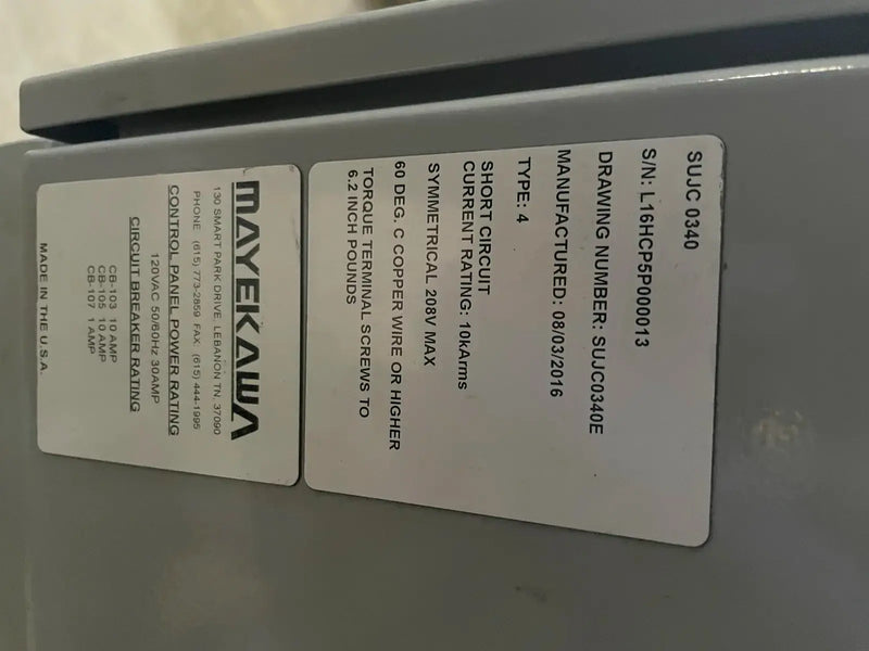 Mycom F220JS-LI-E-300 Rotary Screw Compressor Package (Mycom 220JS-V, 300 Hp, 460 V)