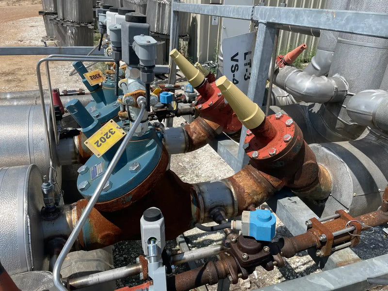 Ammonia Distribution Valve System Skid