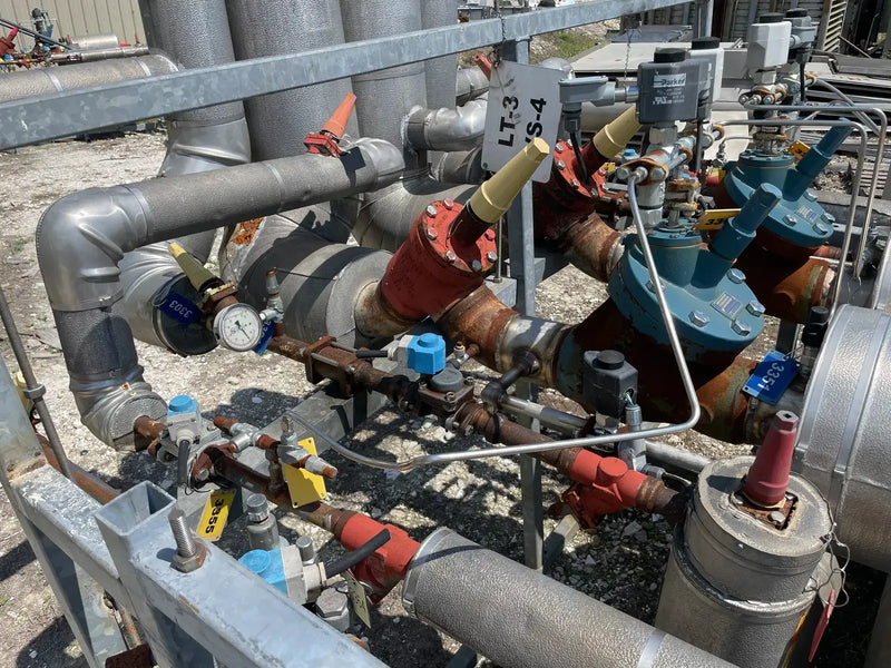 Ammonia Distribution Valve System Skid