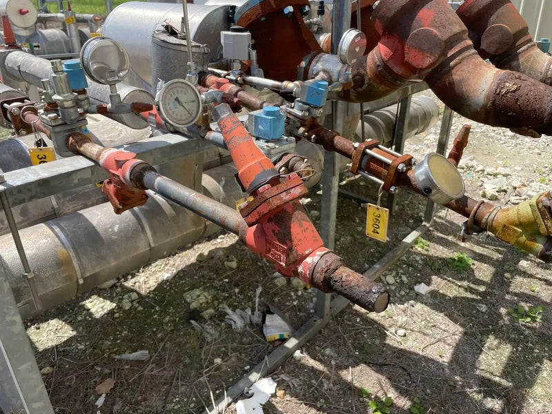 Ammonia Distribution Valve System Skid