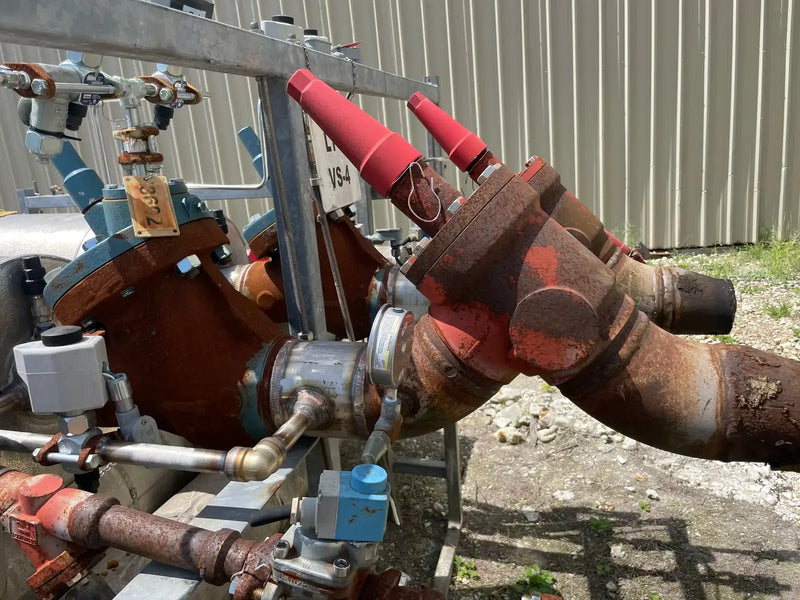 Ammonia Distribution Valve System Skid