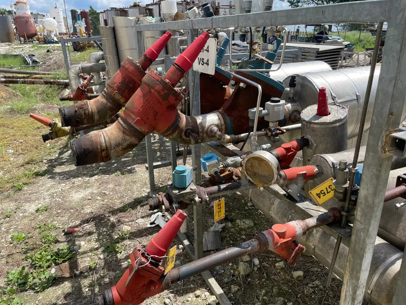Ammonia Distribution Valve System Skid