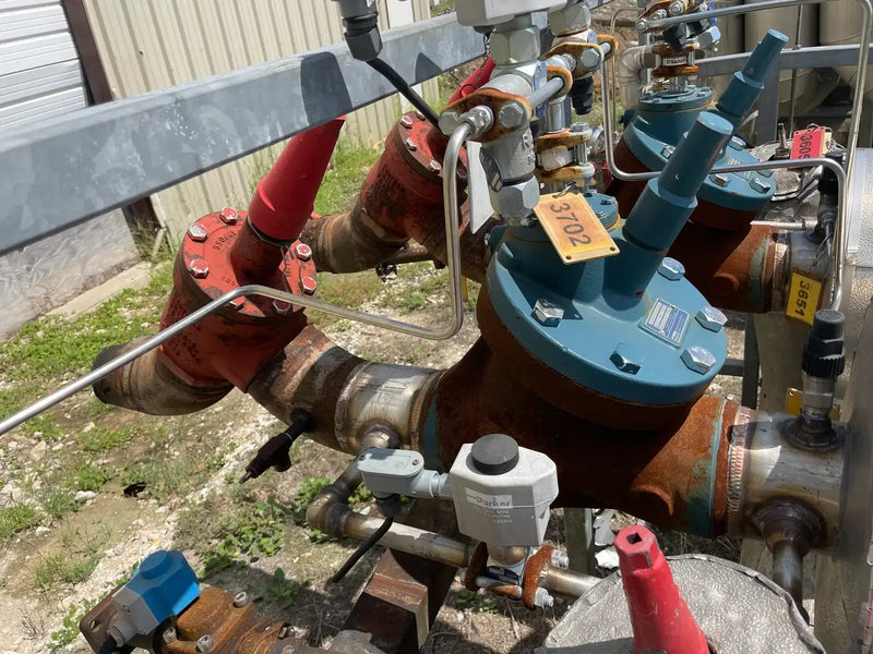 Ammonia Distribution Valve System Skid