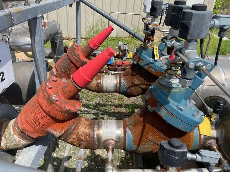 Ammonia Distribution Valve System Skid