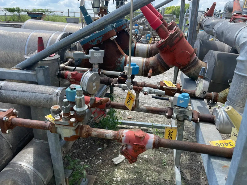 Ammonia Distribution Valve System Skid