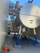 Recirculador de amoníaco horizontal (60 pulgadas x 156 pulgadas, 2350 galones, 2 bombas de 7 HP).