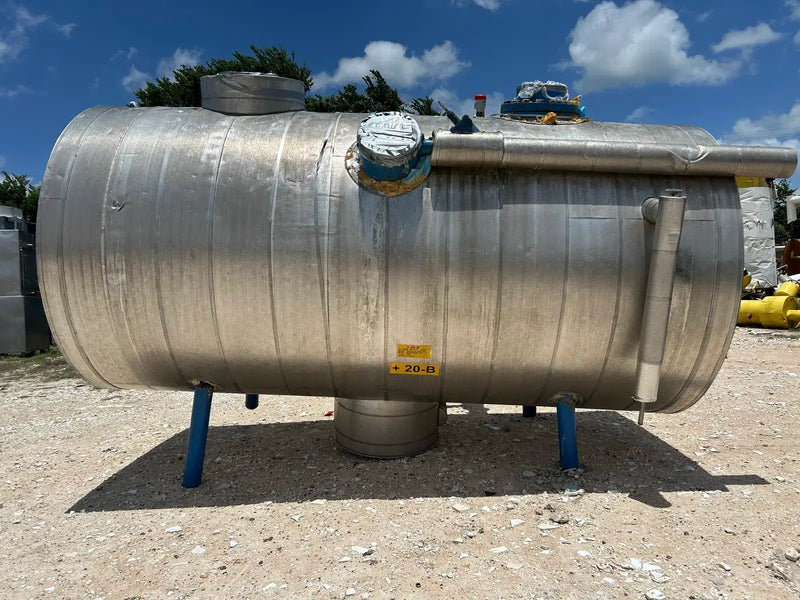 Recirculador de amoníaco horizontal (60 pulgadas x 156 pulgadas, 2350 galones, 2 bombas de 7 HP).