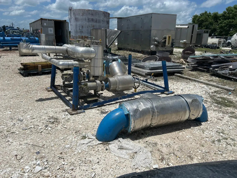 Recirculador de amoníaco horizontal (60 pulgadas x 156 pulgadas, 2350 galones, 2 bombas de 7 HP).