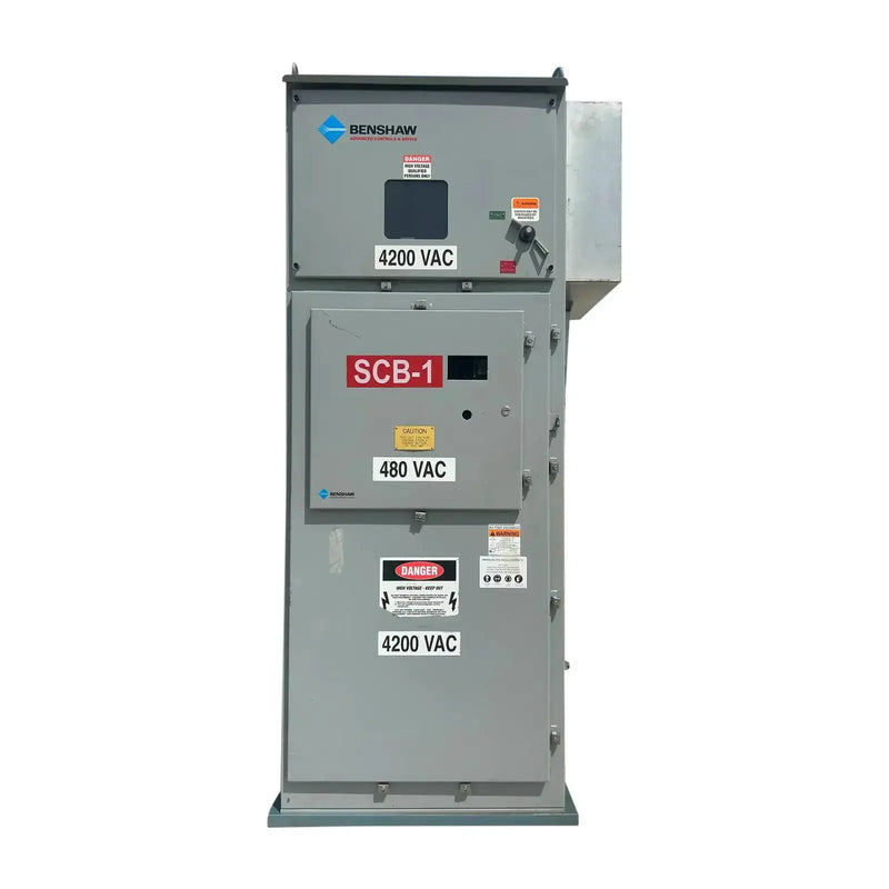 Arrancador de motor suave para compresor de tornillo Benshaw CFMVRMX18-500-4160-12 (500 HP, 4160 V, 60 Hz)