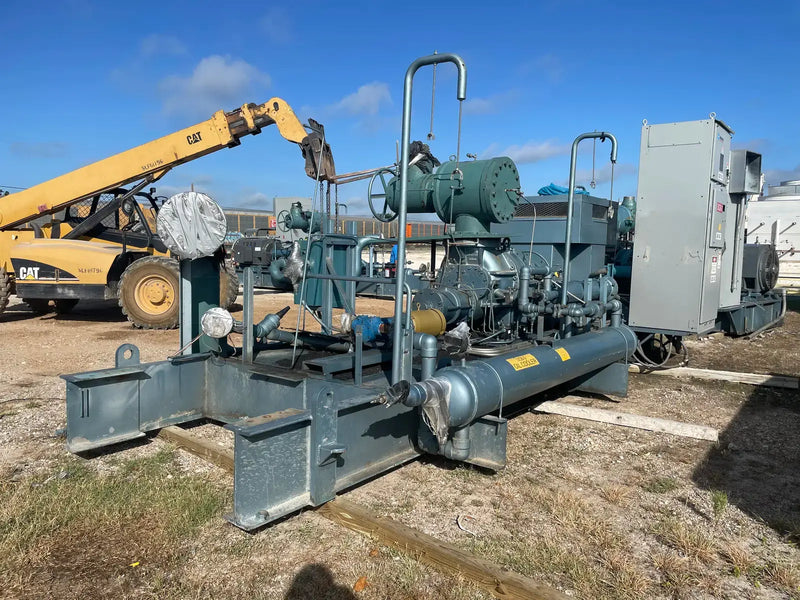 Paquete de compresor rotativo Frick RWB-II-496V (Frick TDSH355S, 687 HP, 4800/4160 V)