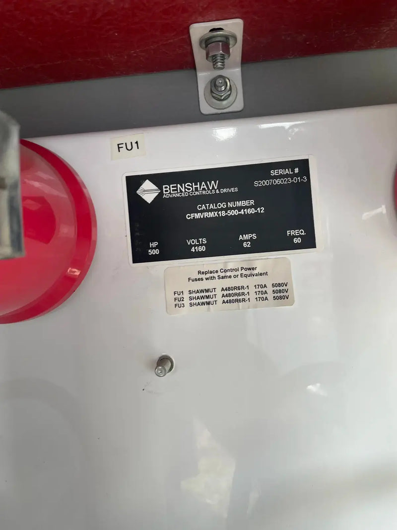 Paquete de compresor rotativo Frick RWB-II-496V (Frick TDSH355S, 687 HP, 4800/4160 V)