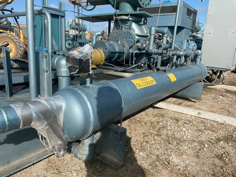 Paquete de compresor rotativo Frick RWB-II-496V (Frick TDSH355S, 687 HP, 4800/4160 V)