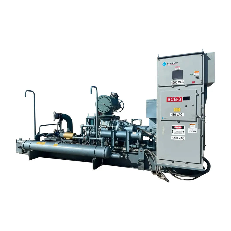 Paquete de compresor rotativo Frick RWB-II-496V (Frick TDSH355S, 687 HP, 4800/4160 V)