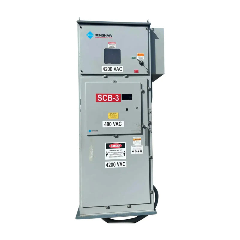 Arrancador de motor suave para compresor de tornillo Benshaw CFMVRMX18-500-4160-12 (500 HP, 4160 V, 60 Hz)