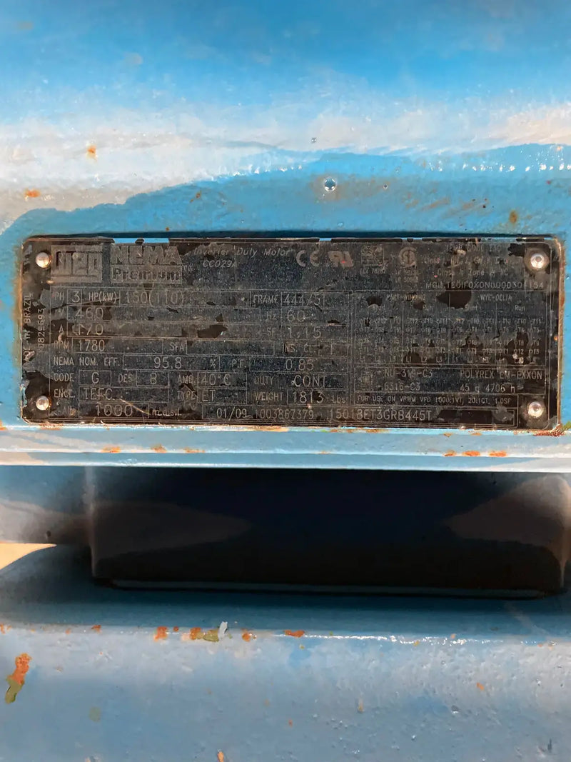 Motor WEG NEMA Premium (150 HP, 1.780 RPM, 460 V)