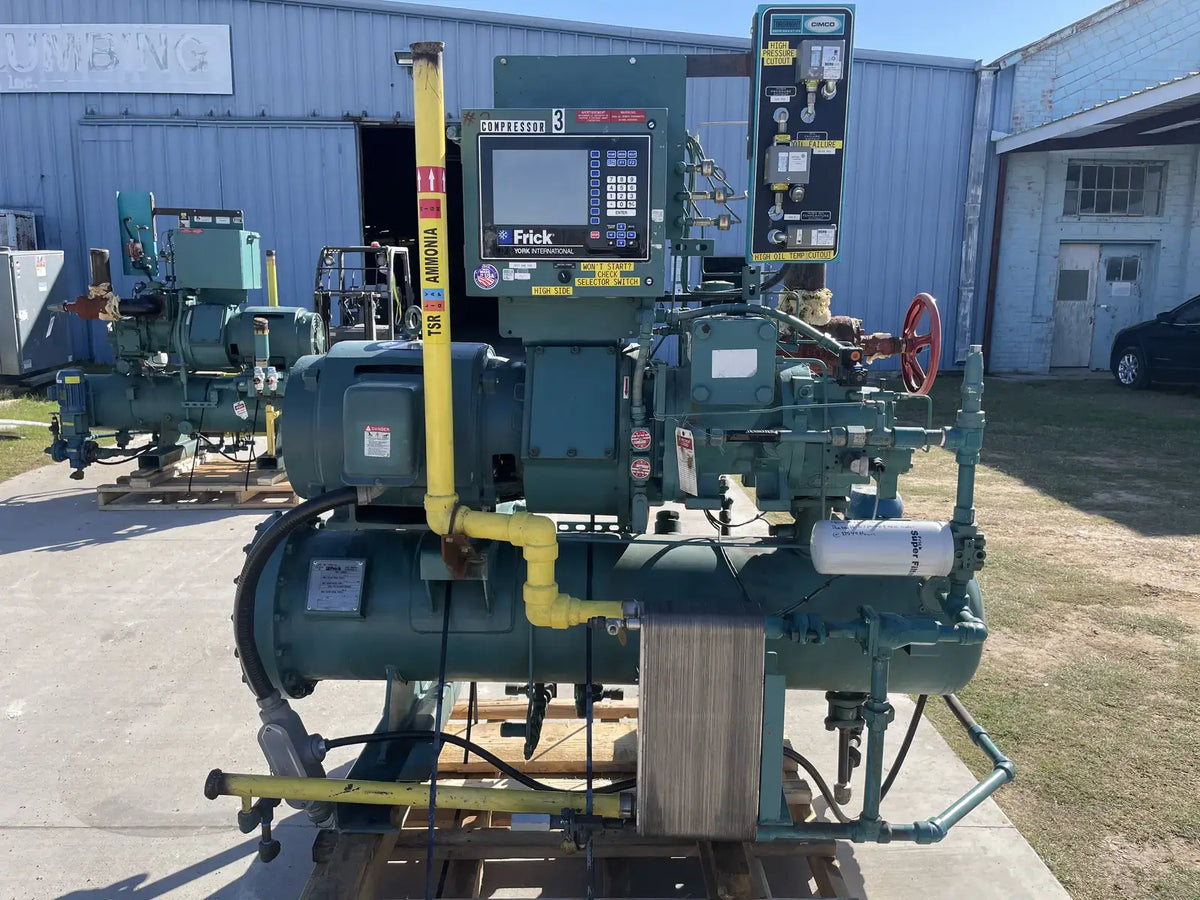 Frick RXF-50-H Rotary Screw Compressor Package Specs | Genemco