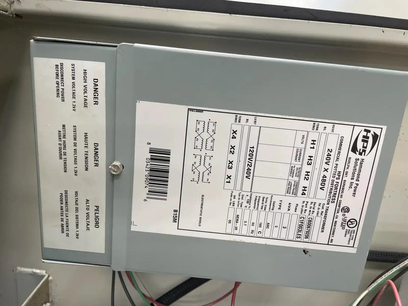 Square D Company 46 Screw Compressor Motor Starter ( 200 HP, 460 Volts, 60 Hz )