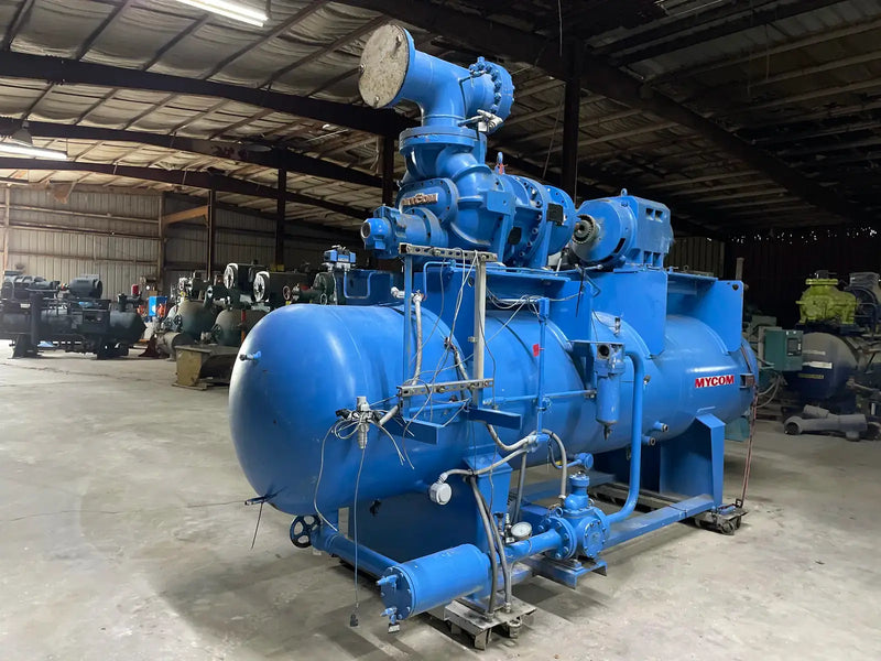 Mycom 320VSDB Screw Compressor Package (320VSDB, 250 HP, 460V,MISSING CONTROL PANEL)