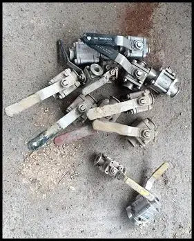 Válvulas de bola sanitarias de 2 vías - 1,5 pulg.