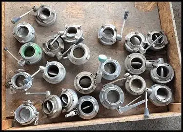 Sanitary 2-Way Butterfly Valves - 3 in.