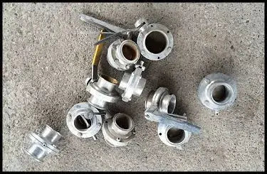 Válvulas de mariposa sanitarias de acero inoxidable - 2,5 pulg.