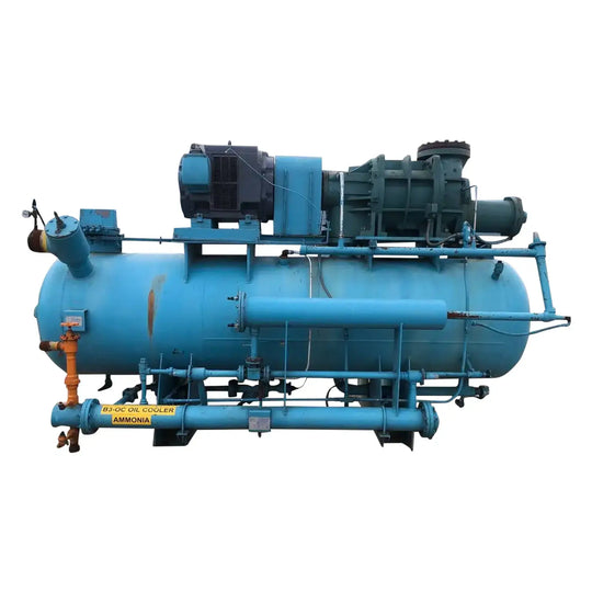 Frick Rotary Screw Compressor Package (Frick GDSH283L, 250 HP 460 V, Frick Micro Control Panel)