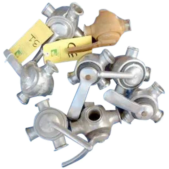 Válvulas de tapón de 3 vías Tri-Clover