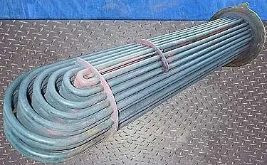 Inserto de intercambiador de calor de carcasa y tubos