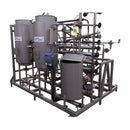 Skid de recuperación de esencias con tanques de almacenamiento y bombas