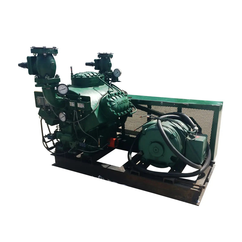 Howe Corporation J56 6-Cylinder Reciprocating Compressor (75 HP 230/460 V, Belt Driven)