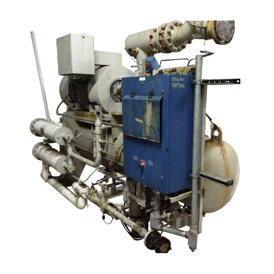 Vilter VSG501VVRGHNECRC Rotary Screw Compressor Package (Vilter VSG501, Missing Motor, Micro Control Panel)