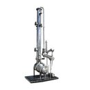 Sistema de recuperación de esencias de acero inoxidable: 65,9 pies cuadrados.