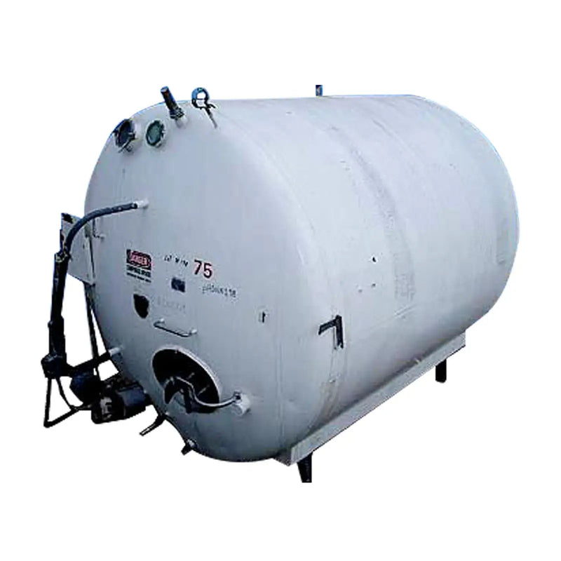Paquete de lechería Tanque de retención refrigerado: 2000 galones