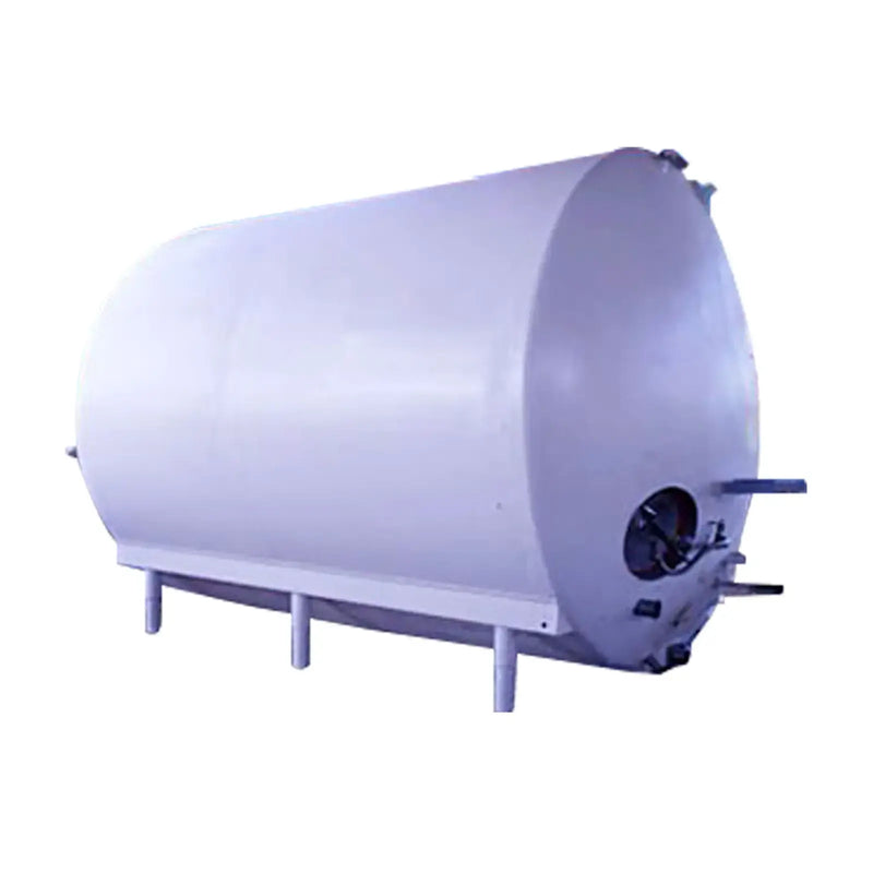 Tanque con camisa horizontal de acero inoxidable: 3500 galones